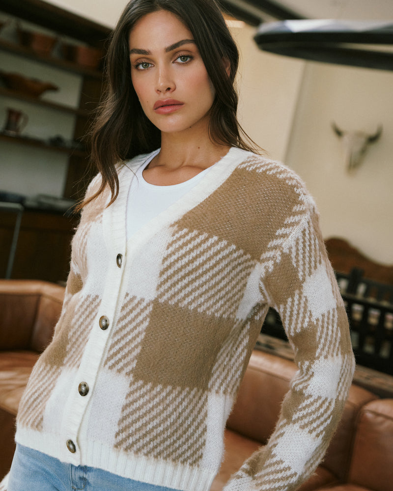Harper Plaid Cardigan